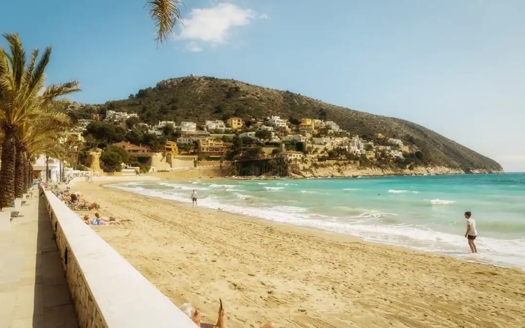 Stranden in Moraira