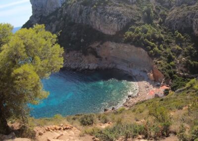 Bezoek aan het strandje Cala Llebeig